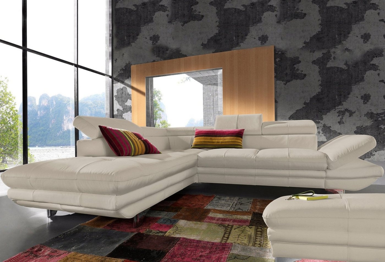 COTTA Ecksofa Enterprise L-Form, mit Kopf- und Armteilverstellung, wahlweise mit Bettfunktion Bild 1
