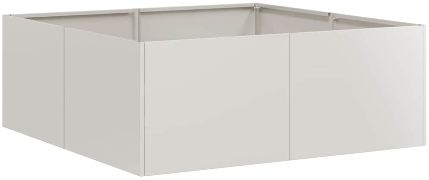 vidaXL Pflanzkübel 80x80x30 cm Edelstahl 860805 Bild 1