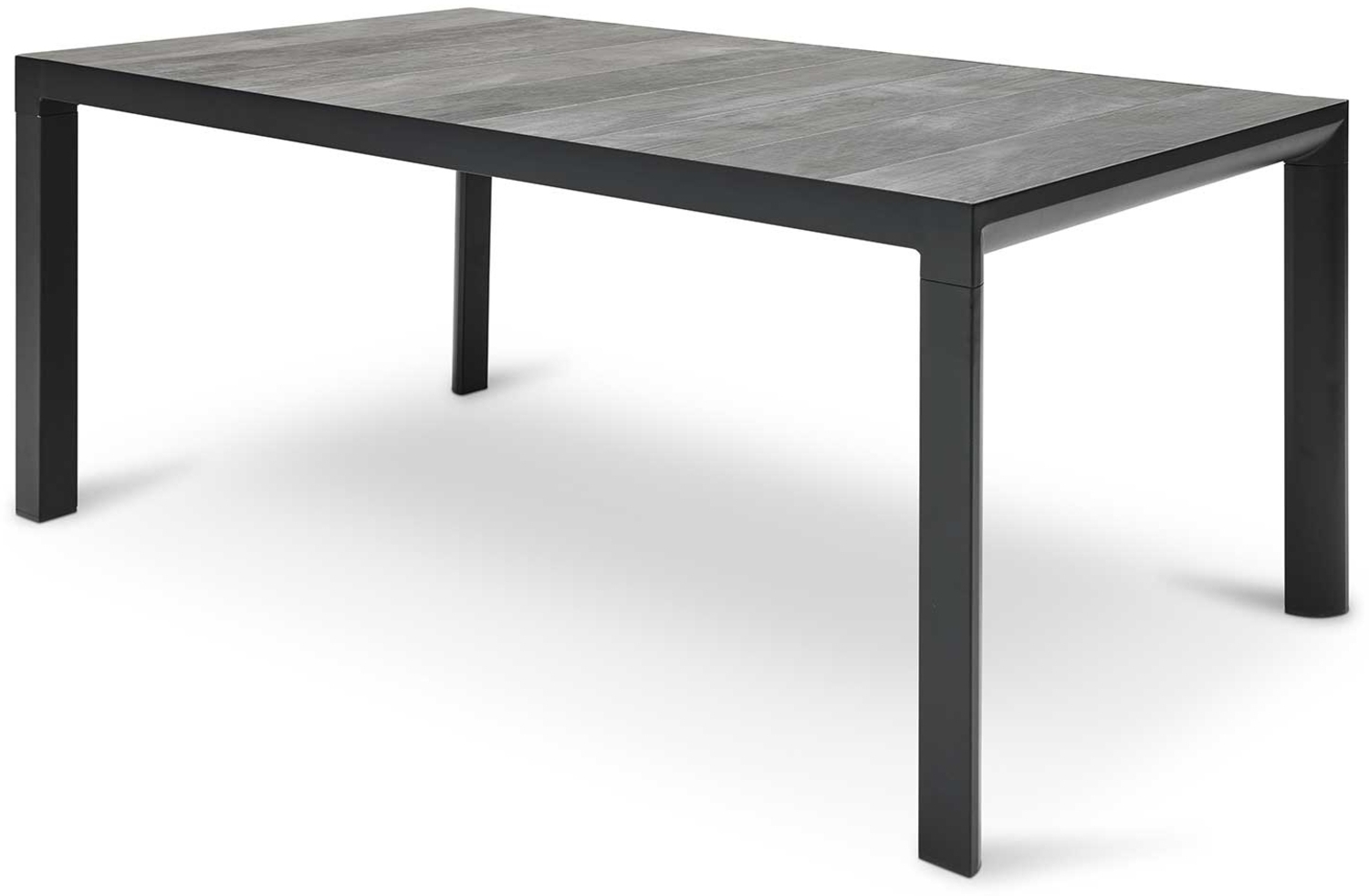 Gartentisch MONDO Acarna, Keramik, Grau, Schwarz, 180 x 74 x 100 cm Bild 1