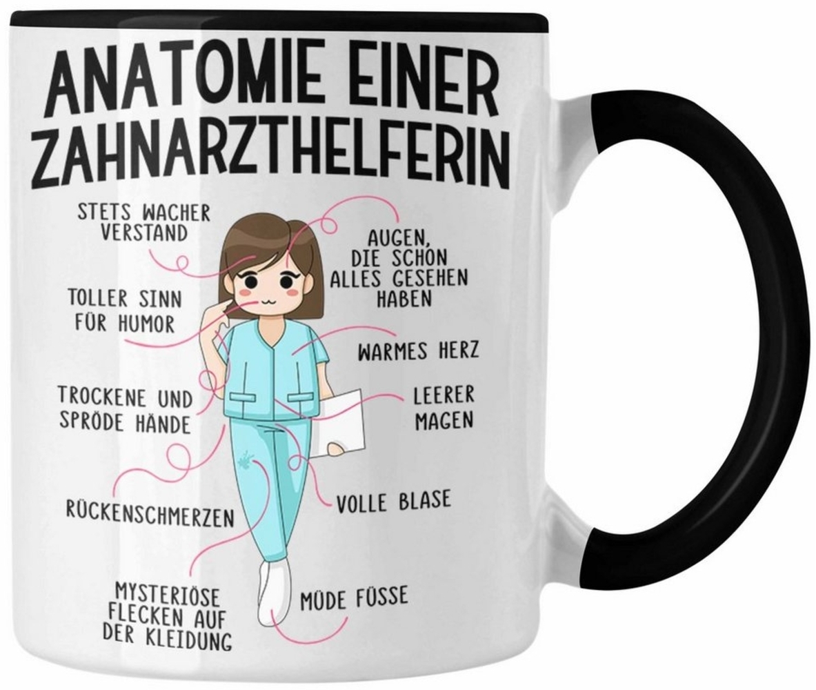 Trendation Tasse Trendation - Zahnarzthelferin Tasse Geschenk Lustig Zahnarzt Damen Kol Bild 1