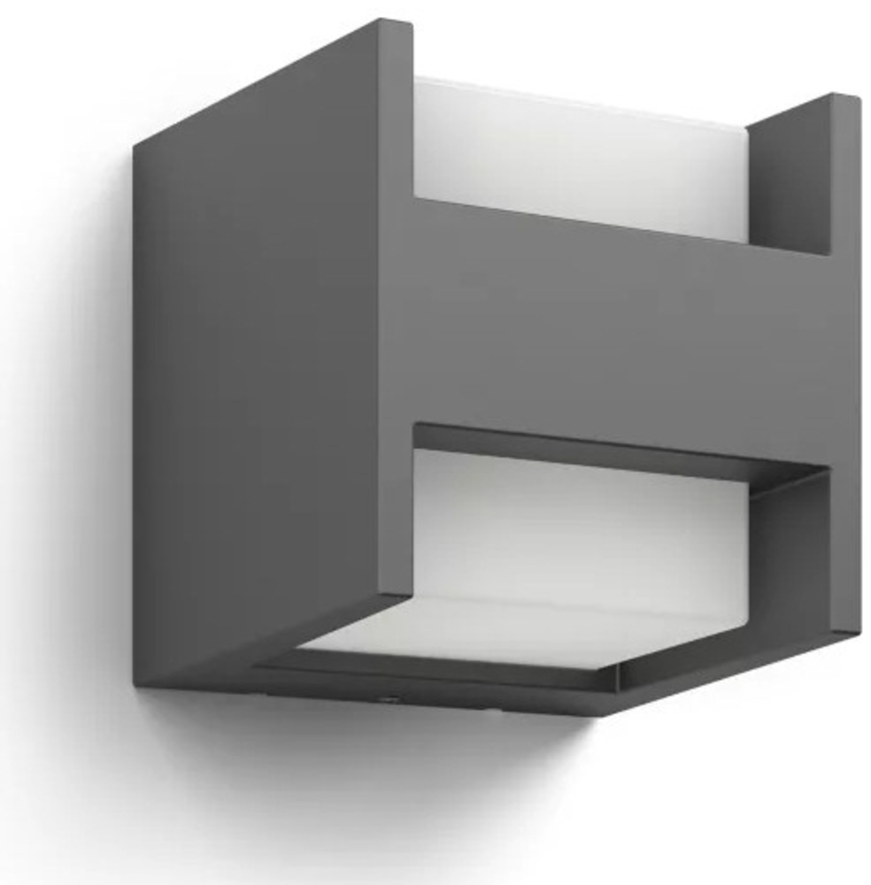 Philips LED Außenwandleuchte Arbour up/down anthrazit warmweiß Bild 1