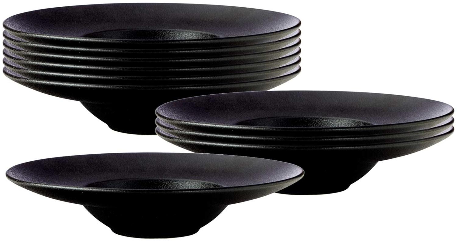 Maxwell & Williams Caviar Black Pasta- und Suppenteller tief ø 28 cm 10er Set Bild 1