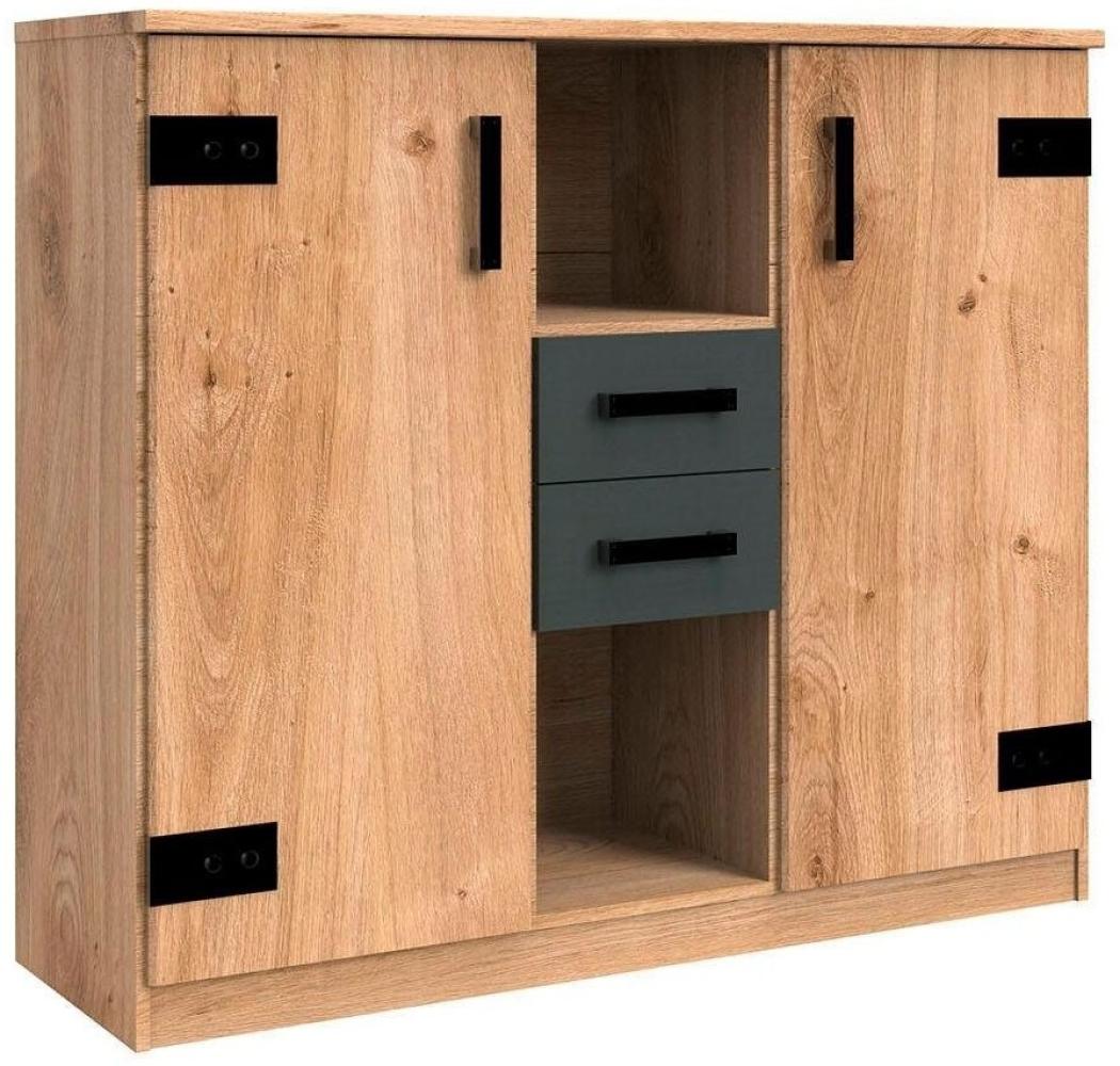 Highboard LIVERPOOL Plankeneiche Bild 1