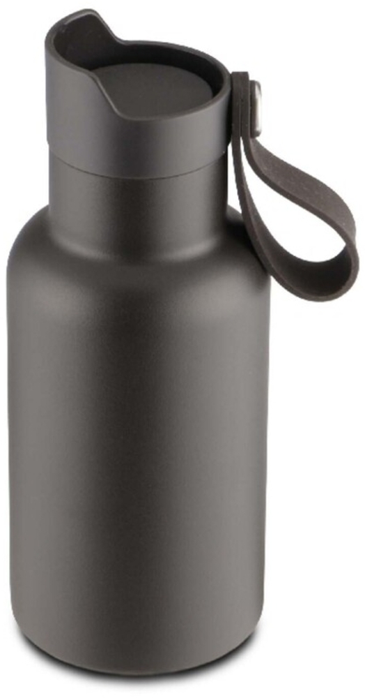 Weis 12662 Edelstahl Trinkflasche vakuumisoliert 350ml schwarz Bild 1