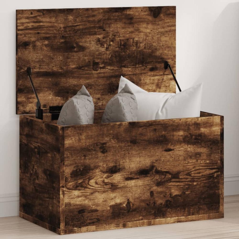 vidaXL Truhe Räuchereiche 60x35x35 cm Holzwerkstoff 840678 Bild 1