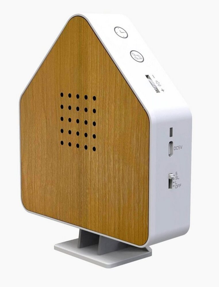 Northpoint LED Dekolicht Naturgeräuschebox Vogelzwitscher Bewegungsmelder Licht Aufladbar Bild 1