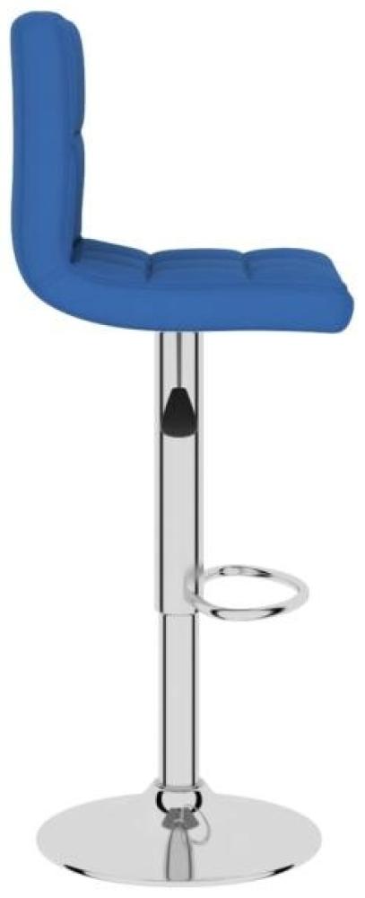 vidaXL Barhocker Blau Stoff [334233] Bild 1