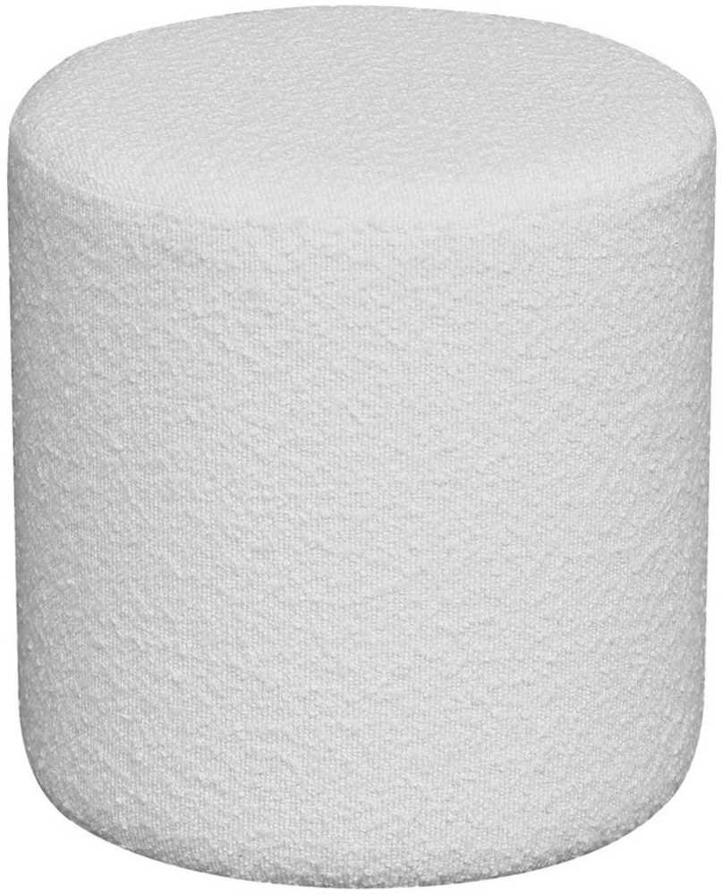 House Nordic Pouf in Weiss, Stoff - 34 x 36 x 34 cm (BxHxT) Bild 1