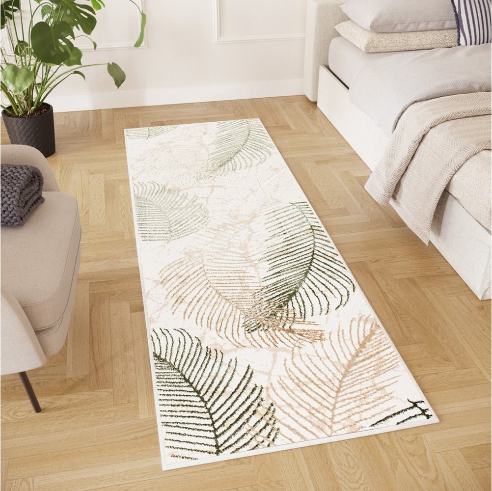 Tapiso Läufer CRYSTAL, rechteckig, Höhe: 8 mm, Wohnzimmer Schlafzimmer Flur Korridor Modern Design Bild 1