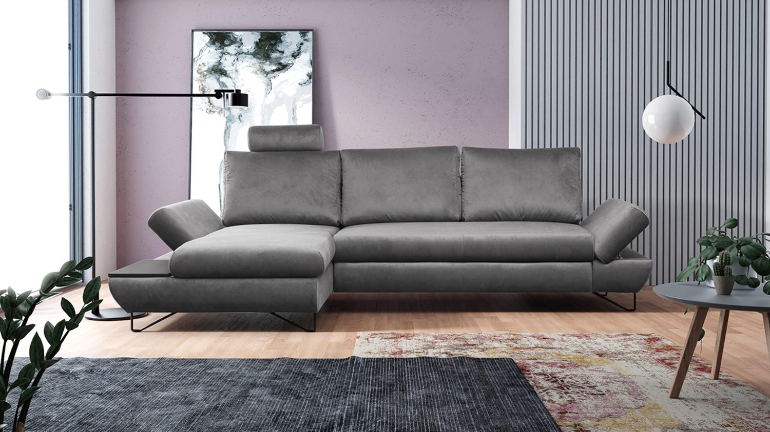 Ecksofa Wriz, Seite: Links, Farbe: Kronos 22 Bild 1