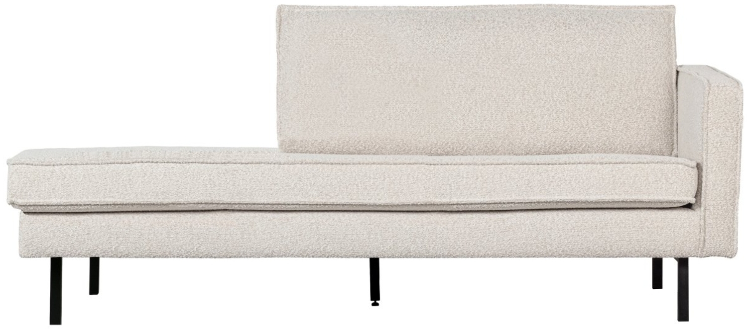 Daybed Rodeo aus Boucle-Stoff Rechts, Natur Bild 1