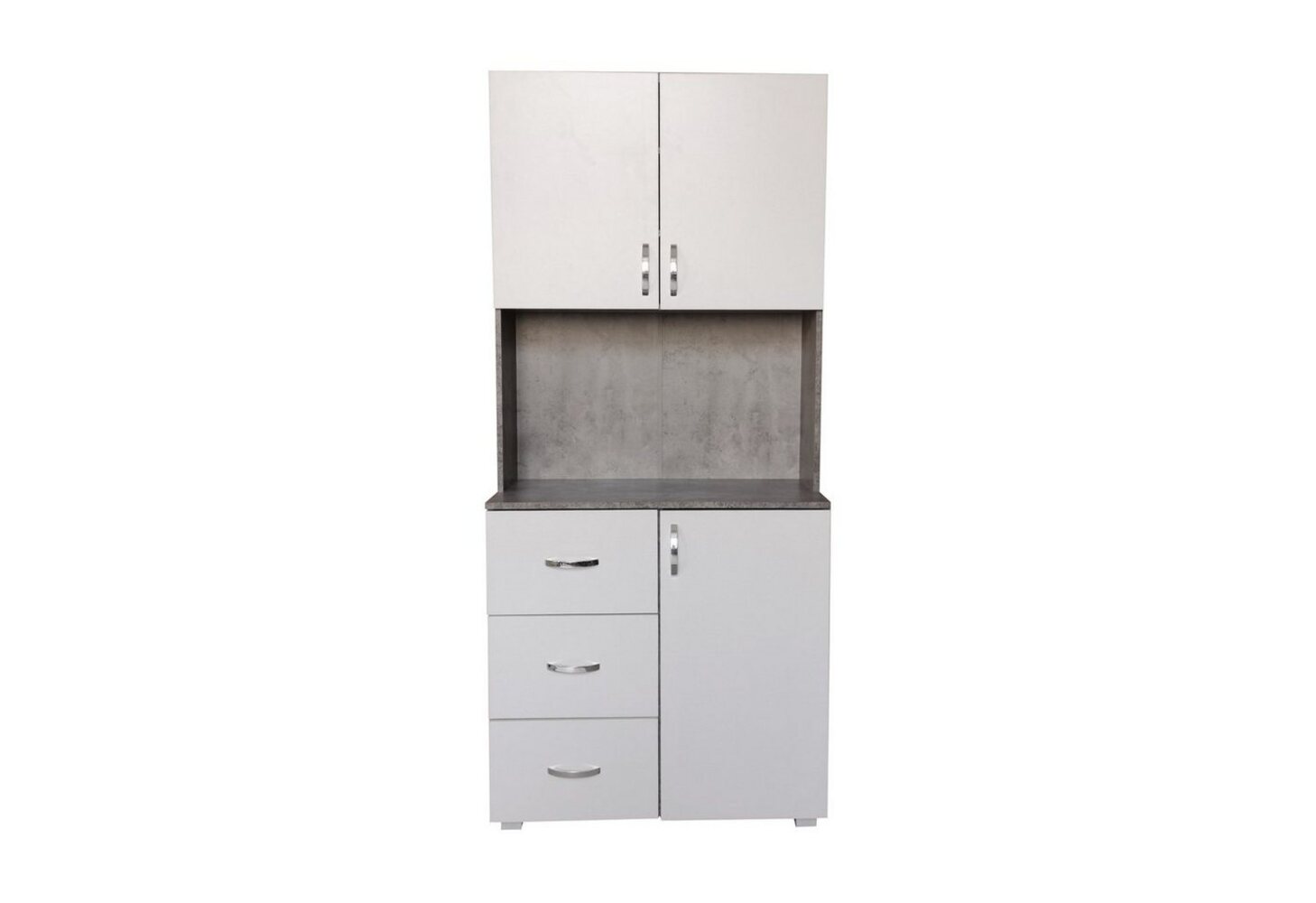 HTI-Line Küchenbuffet Küchenbuffet Blanca (Stück, 1-St, 1x Schrank Blanca, ohne Dekoration) Küchenschrank Hochschrank Bild 1