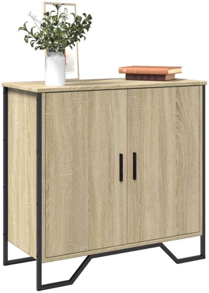 vidaXL Sideboard Sonoma-Eiche 78x35,5x74,5 cm Holzwerkstoff 848540 Bild 1