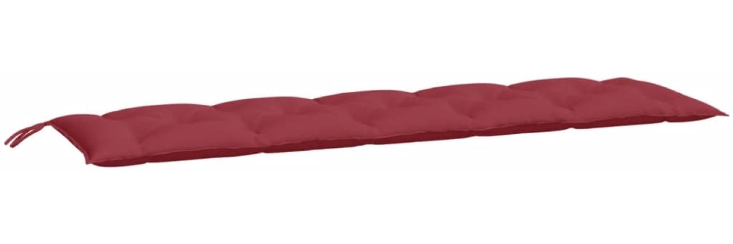 vidaXL Gartenbank-Auflage Weinrot 180x50x7 cm Oxford-Gewebe 361630 Bild 1