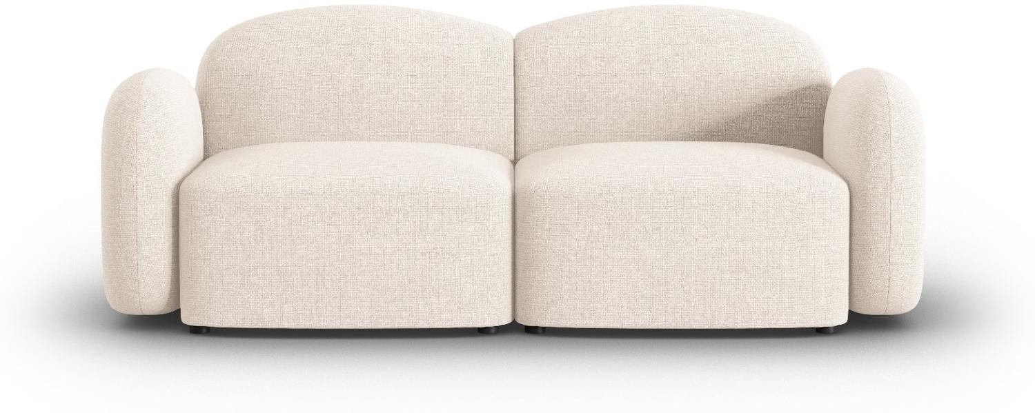 Micadoni Sofa Blair 2-Sitzer Chenille Hellbeige Melange Bild 1