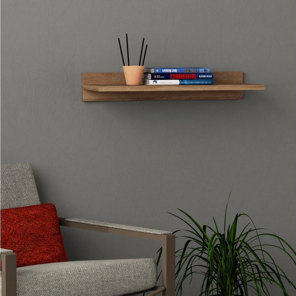 Decortie Wandregal Simple, Modernes Wandregal/Schwebendes Regal, 60 x 24 x 10 cm Bild 1