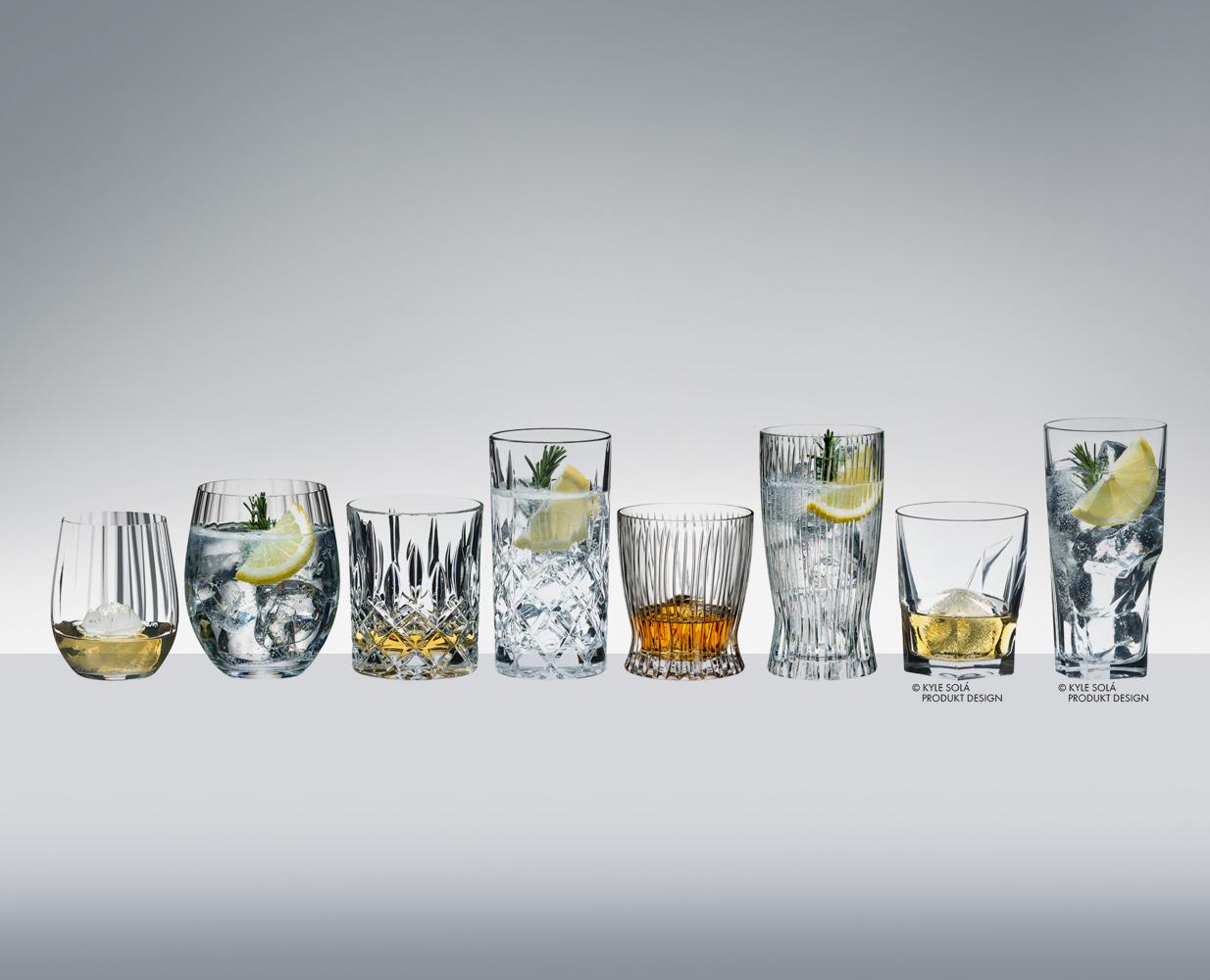 Riedel Fire Whisky, 2er Set, Whiskyglas, Whiskybecher, Trinkglas, Hochwertiges Glas, 295 ml, 0515/02S1 Bild 1