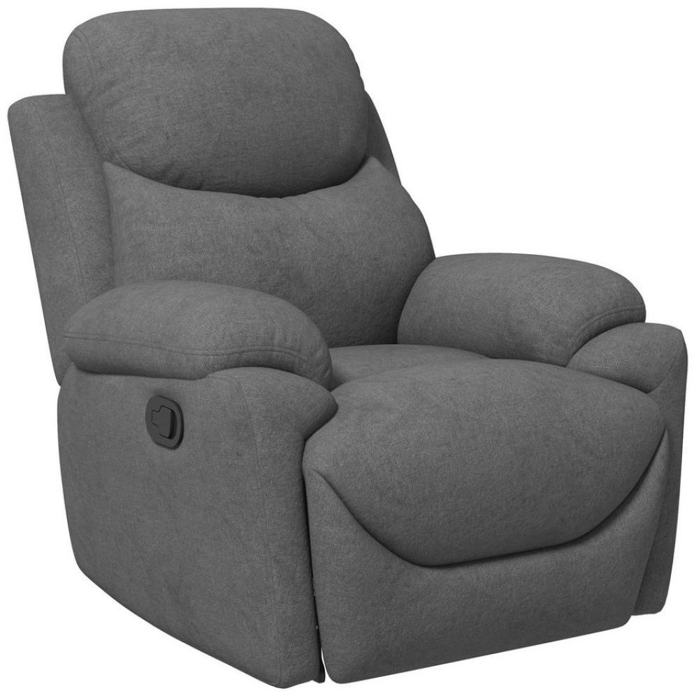 HOMCOM Relaxsessel Einzelsofa, Liege 150°, neigbarer Liegesessel (Ruhesessel, 1-St, TV-Sessel), für Wohnzimmer, Grau Bild 1