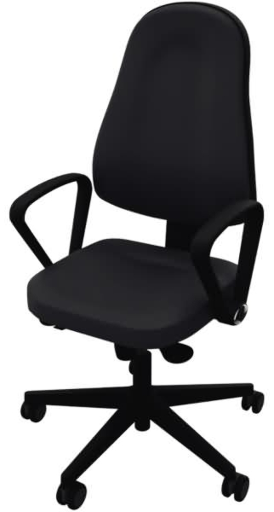 NowyStyl Bürodrehstuhl Bizzi Armlehne schwarz/schwarz Bild 1