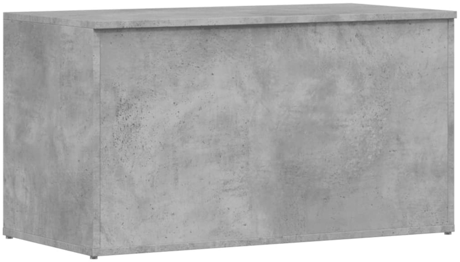 vidaXL Aufbewahrungstruhe Betongrau 84x42x46 cm Holzwerkstoff 803060 Bild 1