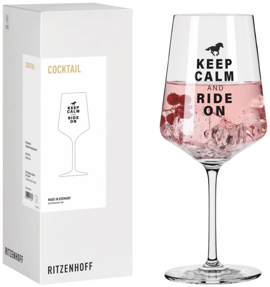 Ritzenhoff Longdrinkglas Reitgold, Kristallglas Bild 1