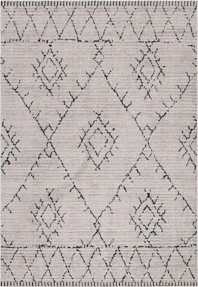 Kurzflor Teppich Tigras rechteckig - 120x170 cm - Beige Bild 1