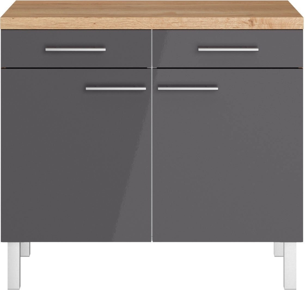 OPTIFIT Unterschrank Breite 100 cm, 2 Türen, 2 Schubkästen Bild 1