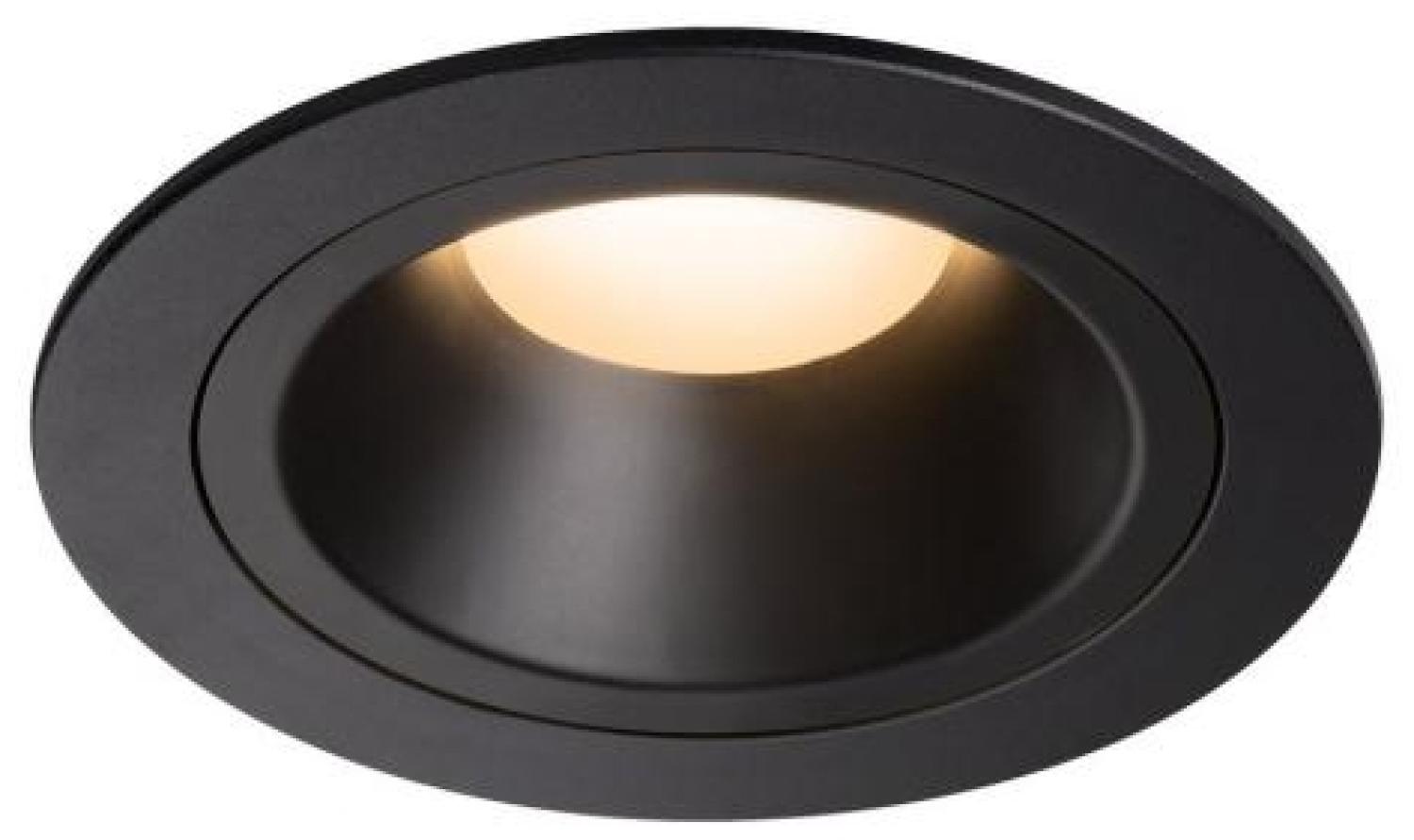 SLV 1003871 NUMINOS DL M LED Deckeneinbauleuchte schwarz schwarz 3000K 55° Bild 1