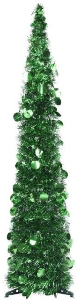 vidaXL Künstlicher Pop-Up-Weihnachtsbaum Grün 120 cm PET Bild 1