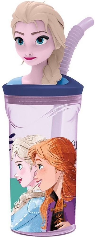 Die Eiskönigin - Trinkbecher mit Trinkhalm - ca. 360 ml Bild 1