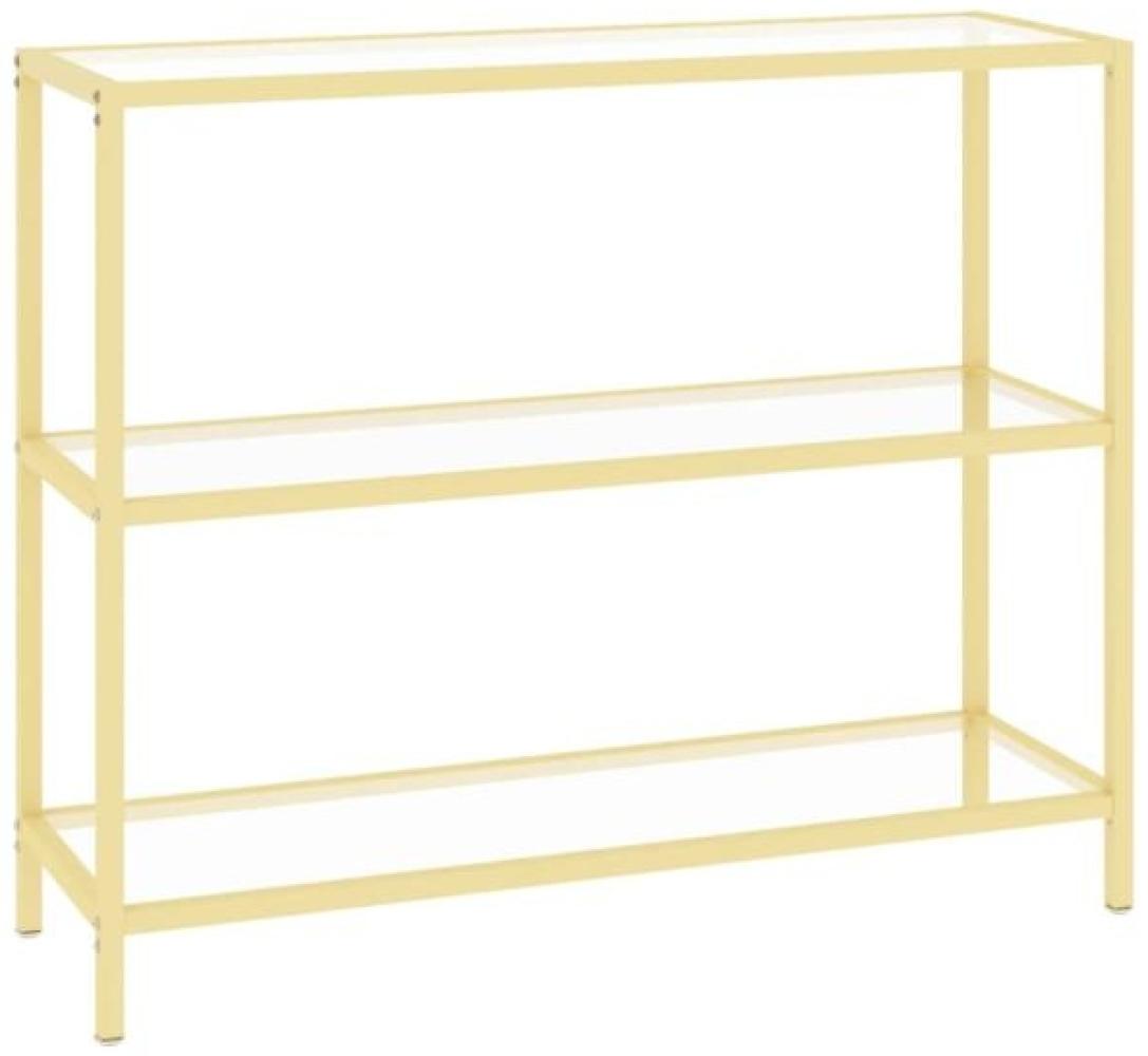 Konsolentisch Transparent 100 x 36 x 90 cm Hartglas [331633] Bild 1