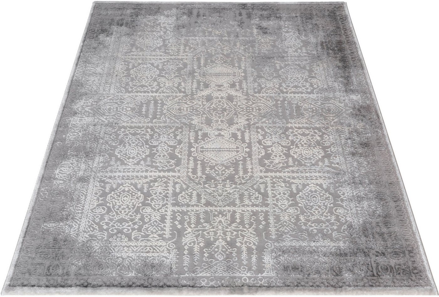 Sehrazat Teppich Amatis 6640, rechteckig, Höhe: 12 mm, Hoch-Tief-Struktur, Vintage, Wohnzimmer Bild 1