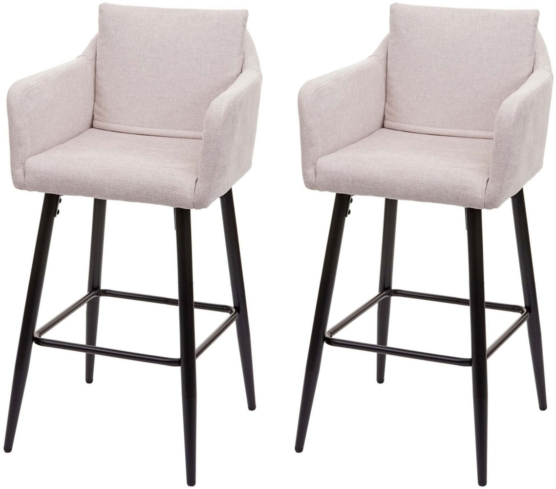 MCW Barhocker MCW-H93-2 (Set, 2 St, 2er), 2er-Set, Mit Reißverschluss, Bequeme Sitzpolsterung, Mit Bodenschonern Bild 1