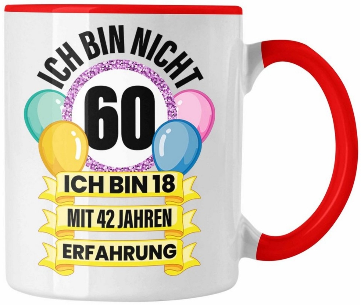Trendation Tasse Trendation - 60. Geburtstag Tasse Frau Geschenk 60er Geschenkidee 60 Bild 1