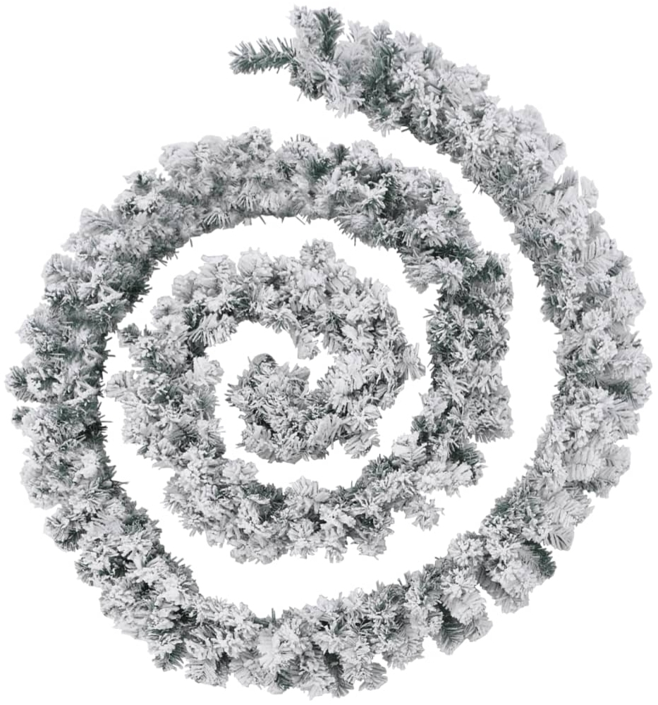 vidaXL Weihnachtsgirlande mit LED-Leuchten Grün 20 m PVC 4019671 Bild 1