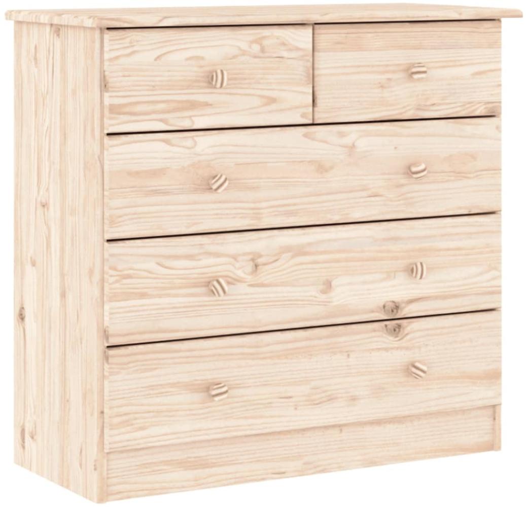 vidaXL Kommode ALTA 77x35x73 cm Massivholz Kiefer 353921 Bild 1