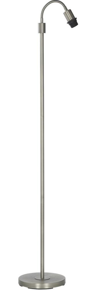 PR Home Amy Flex Stehlampe silber E27 Schalter am Kopf 150x24,5x30cm ohne Lampenschirm Bild 1