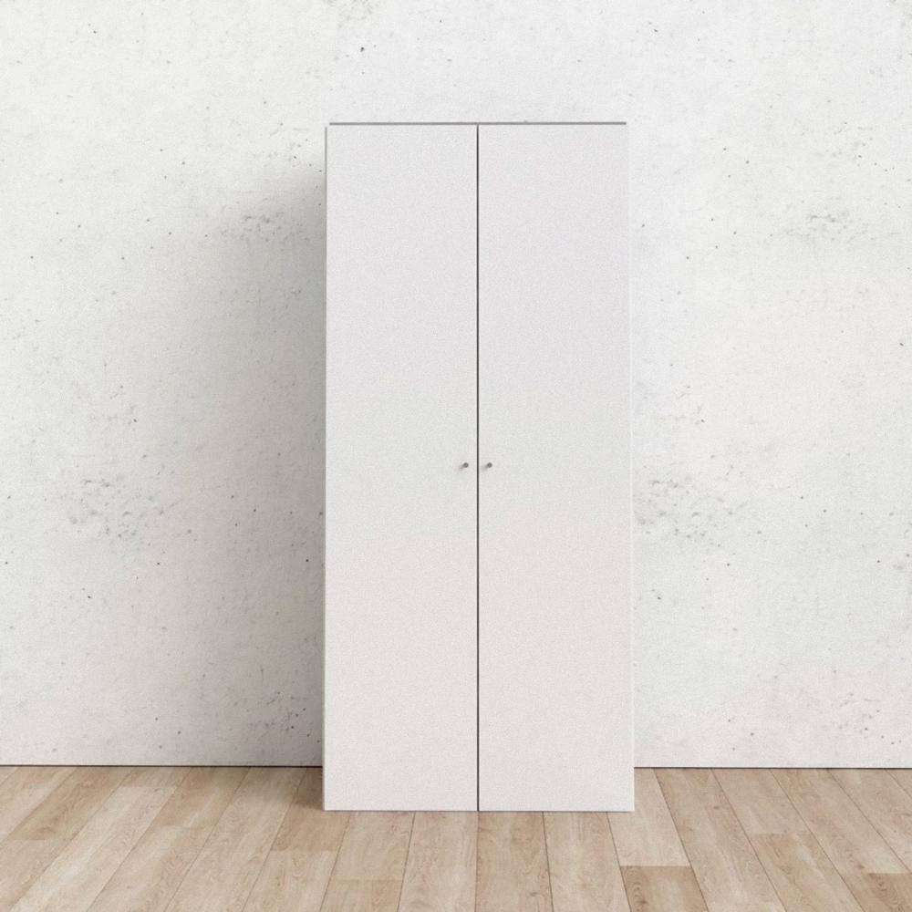 Drehtürenschrank Saskia weiß 2 Türen Bild 1