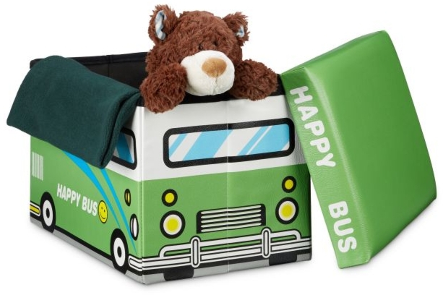 Faltbare Spielzeugkiste mit Stauraum Bild 1