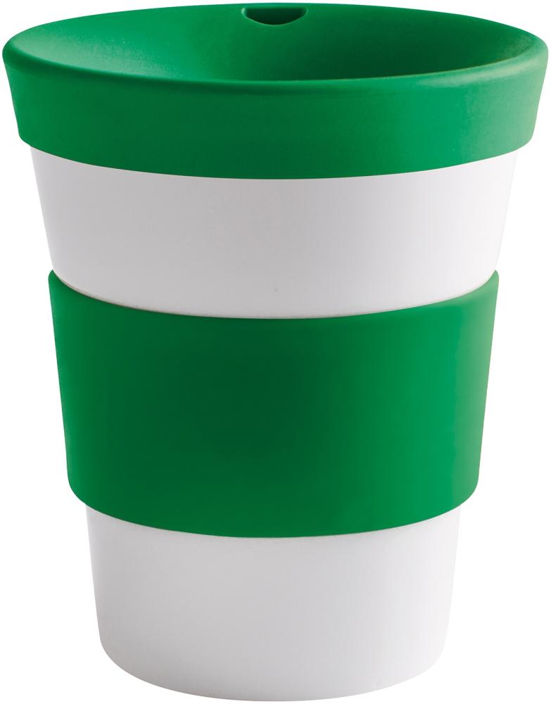 KAHLA cupit To Go Becher 0,35 l Banderole smaragd green Bild 1