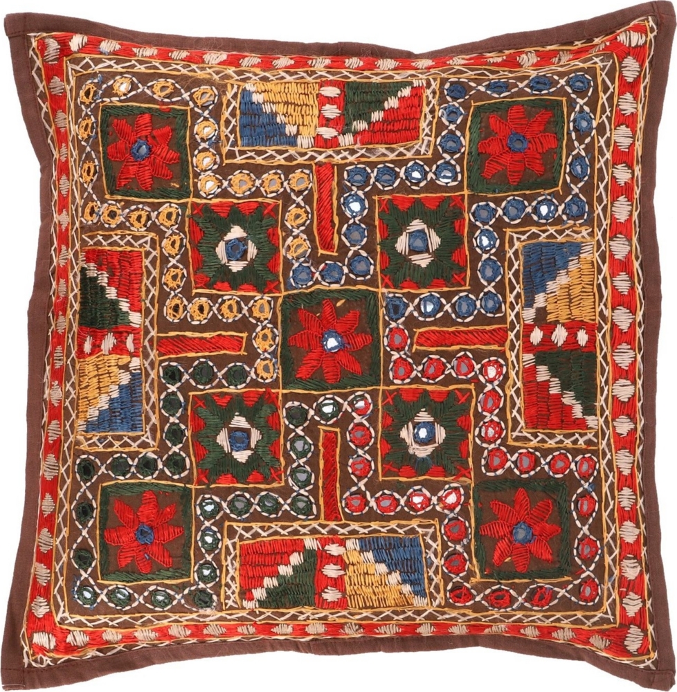 Guru-Shop Kissenbezüge Kissenhülle, Orient Kissenbezug, bestickter.. Bild 1