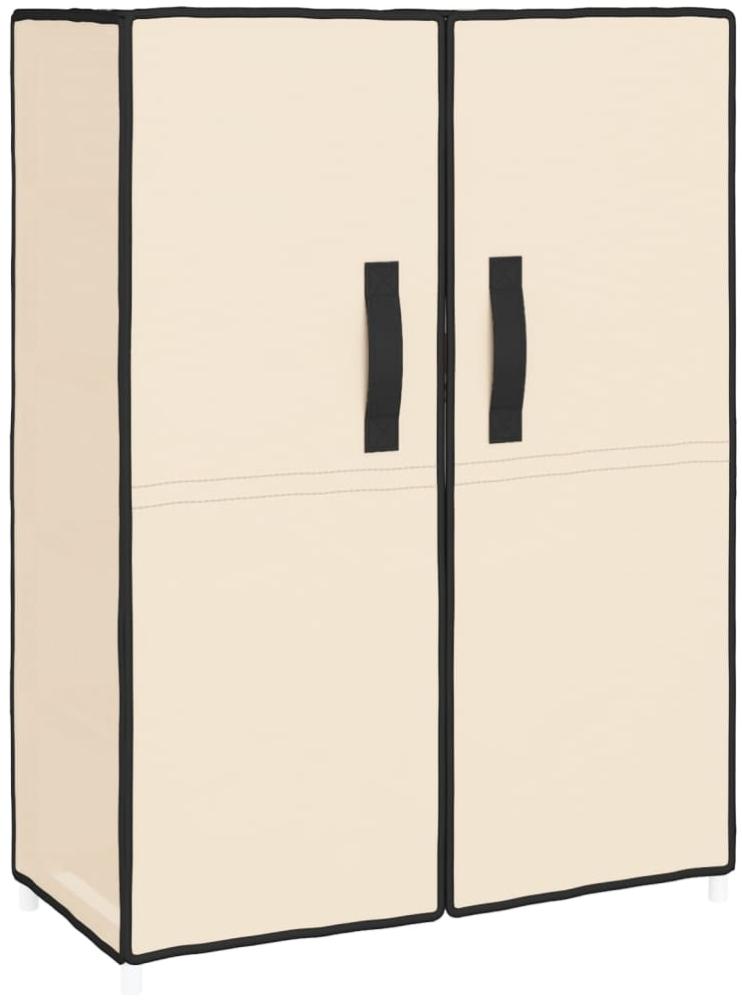 vidaXL Schuhschrank Creme 60x28x90 cm Stoff 337263 Bild 1