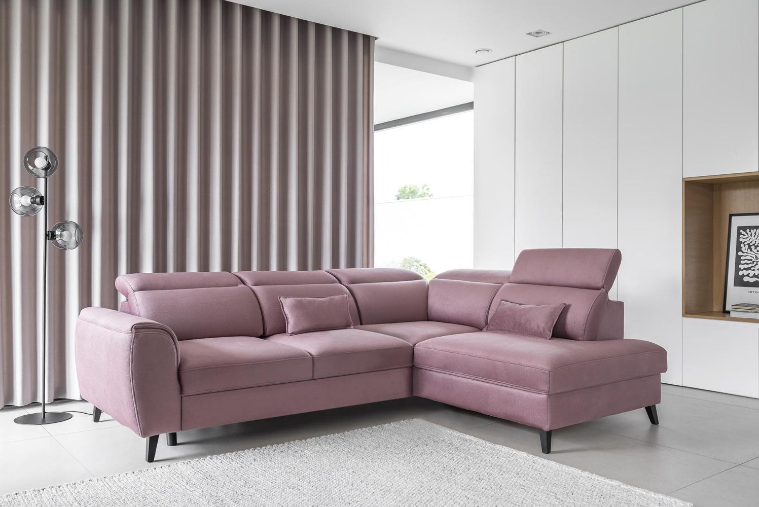 Wohnideebilder Noble Rosa Ecksofas & Eckcouches CO-NOB-RT-24SAV Bild 1