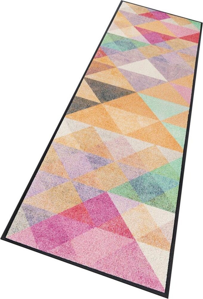 wash+dry by Kleen-Tex Läufer Snorre, rechteckig, Höhe: 7 mm, Schmutzfangläufer, modernes geometrisches Design, rutschhemmend Bild 1