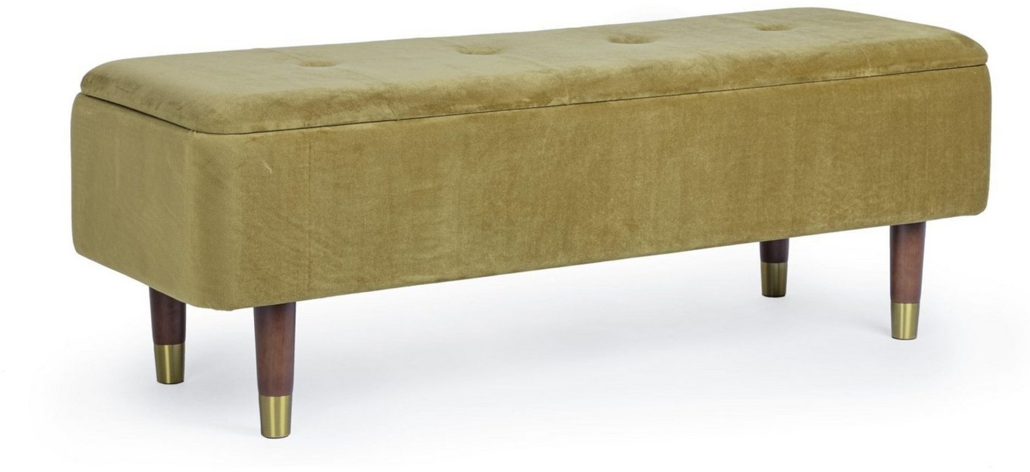 Bizzotto Bank Kira aus Samt, Olive Bild 1