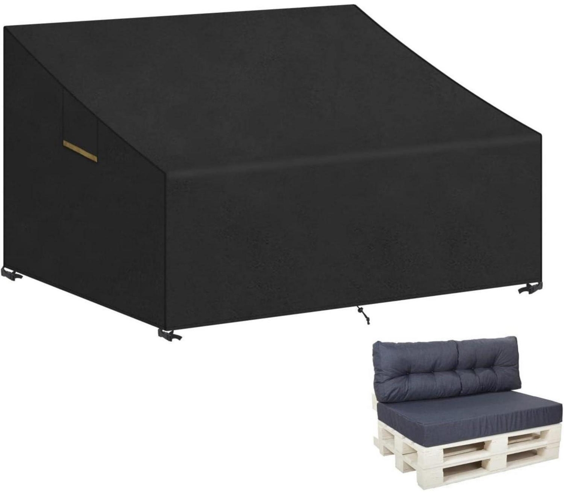 Abdeckung Palettenmöbel Bank Kissen Sofa 130x95x80/40cm Wasserdicht UV-Schutz Bild 1