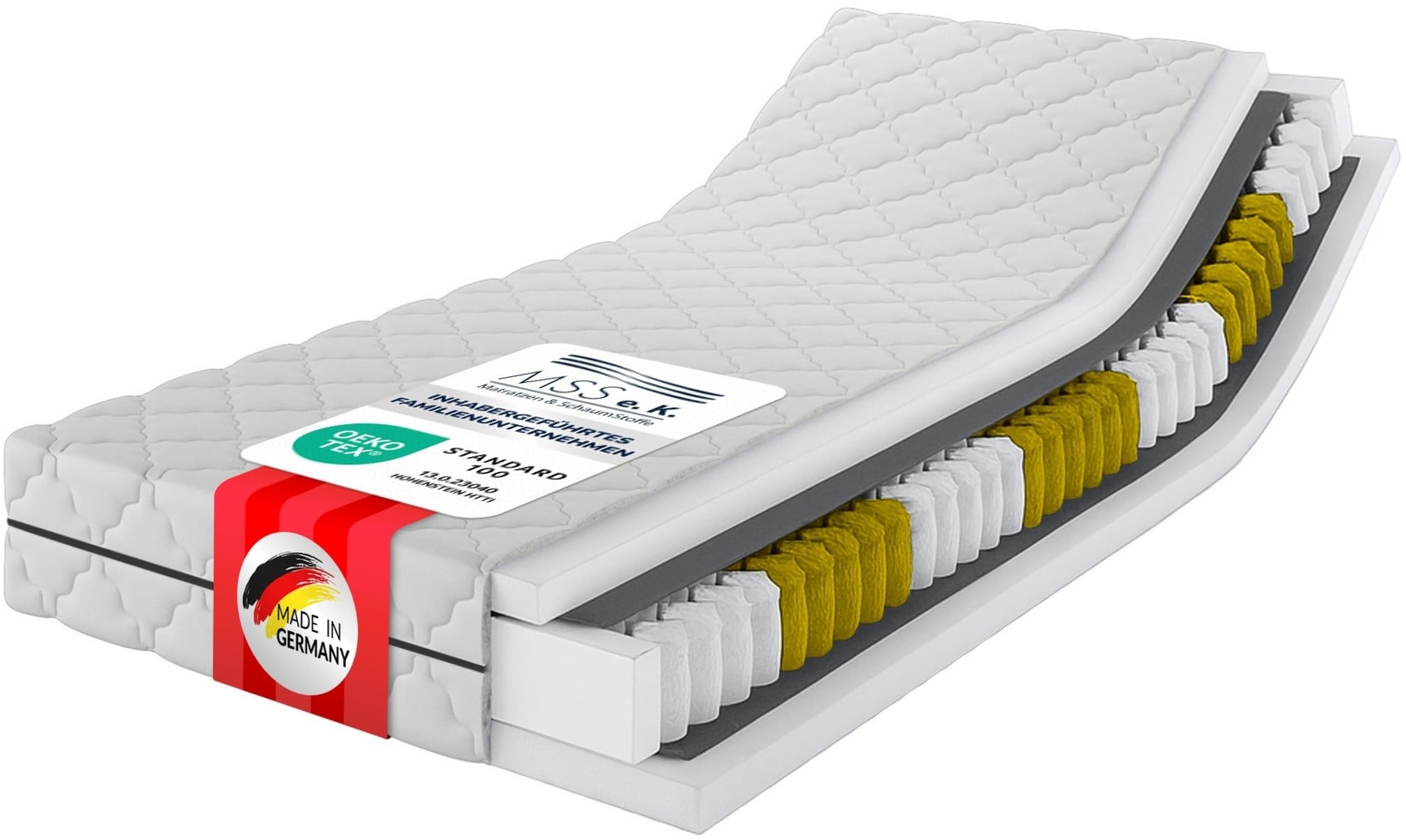 MSS 7 Zonen TTFK-Matratze MedicPlus 140x190x21 cm H3 Bild 1