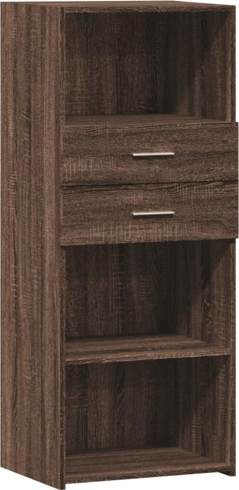 vidaXL Highboard Braun Eichen-Optik 50x42,5x124 cm Holzwerkstoff 846179 Bild 1