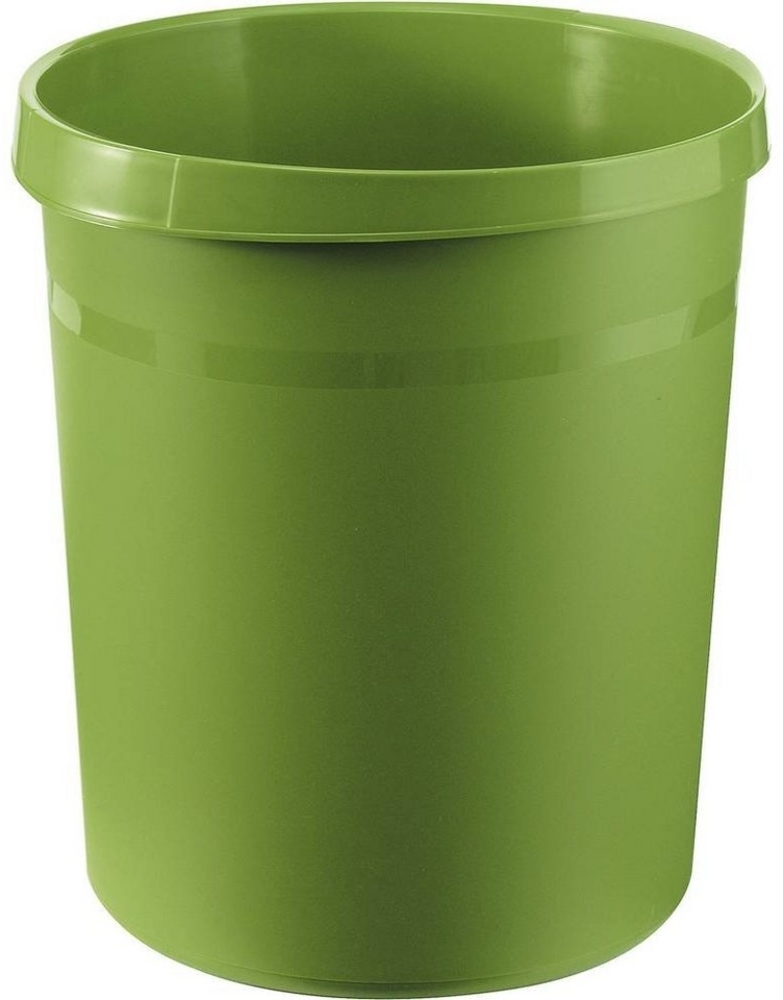 Han 'Grip' Papierkorb Grip, mit umlaufendem Griffrand und 2 Griffmulden, 18 Liter, Grün Bild 1