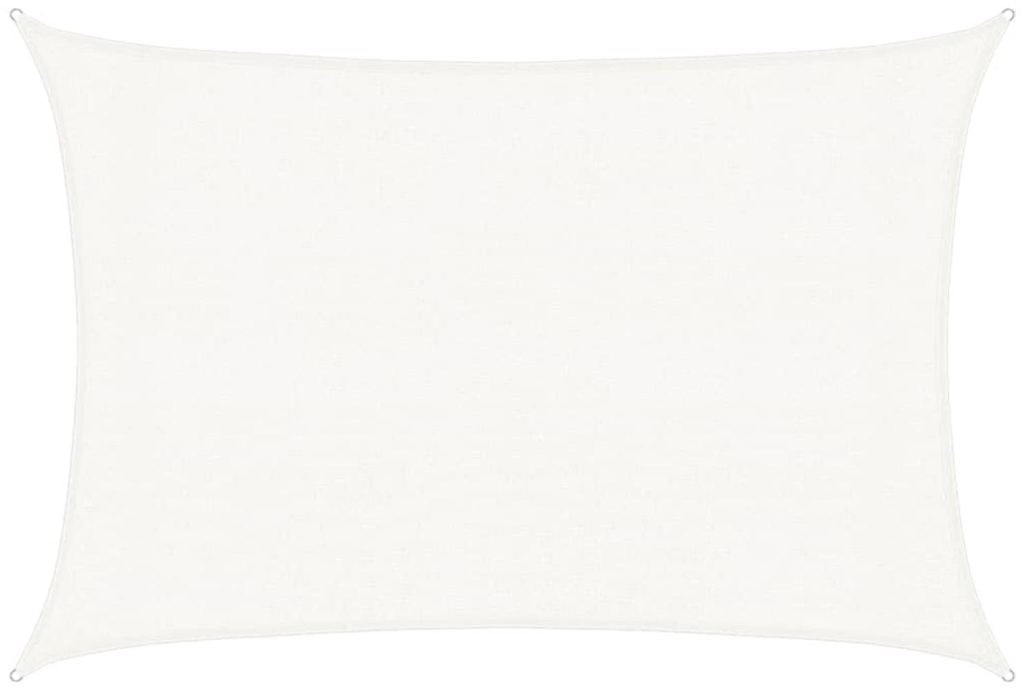 vidaXL Sonnensegel 160 g/m² Weiß 3x4,5 m HDPE 311238 Bild 1